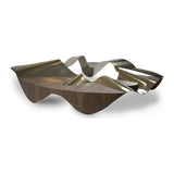 Ballet Coffee Table in Brass and Walnut, Ø146 cm — Alma De Luce