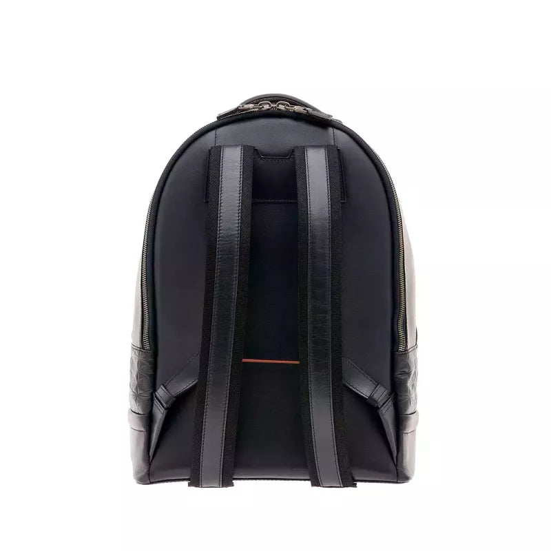 Metro Double Zip Backpack — Smooth Italian Calfskin