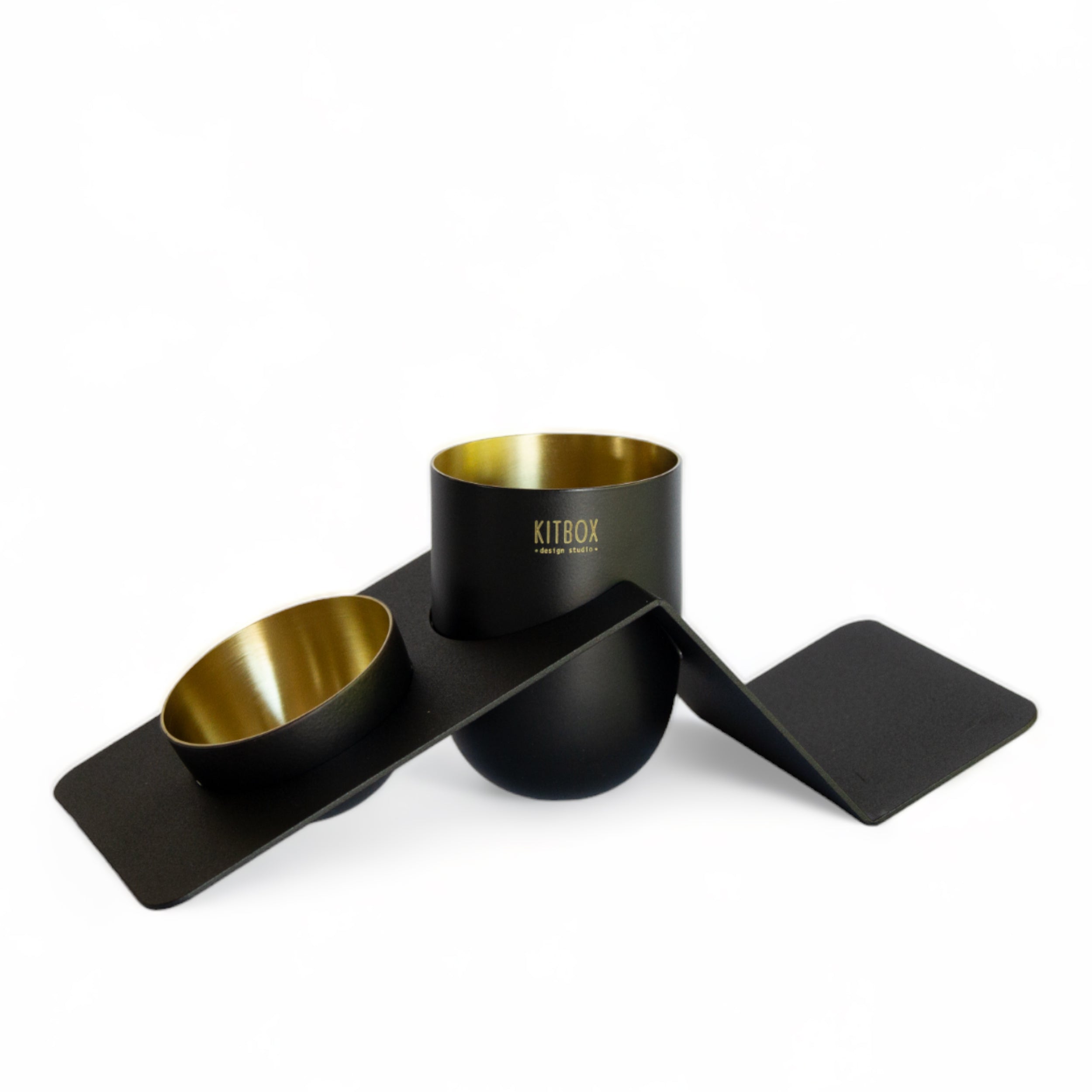 blank desk organizer black & brass blnk07 - LAZADO
