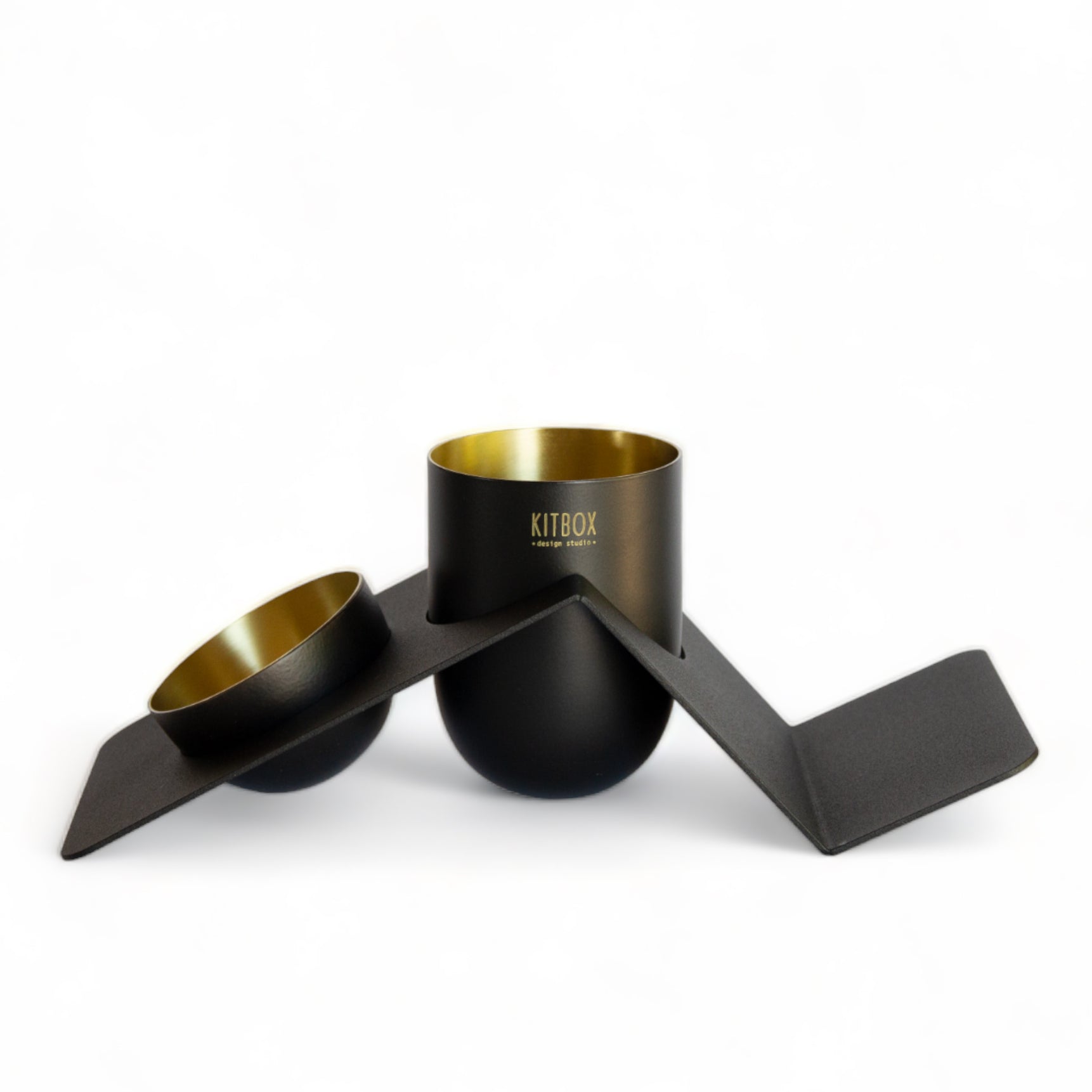 blank desk organizer black & brass blnk07 - LAZADO