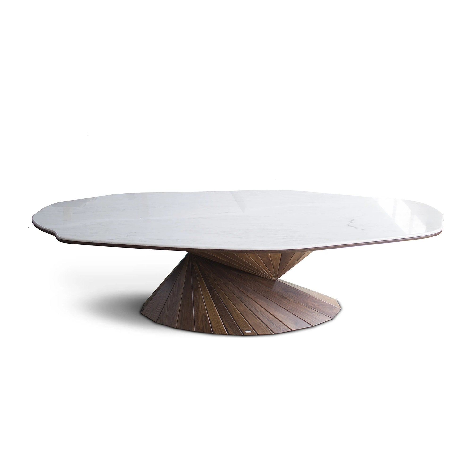 Bonsai Marble Dining Table in Walnut, 300 cm — Alma De Luce