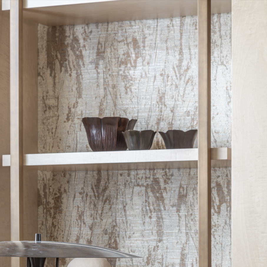 Hasu Luxury Table Bowl – Bronze & Gold Leaf