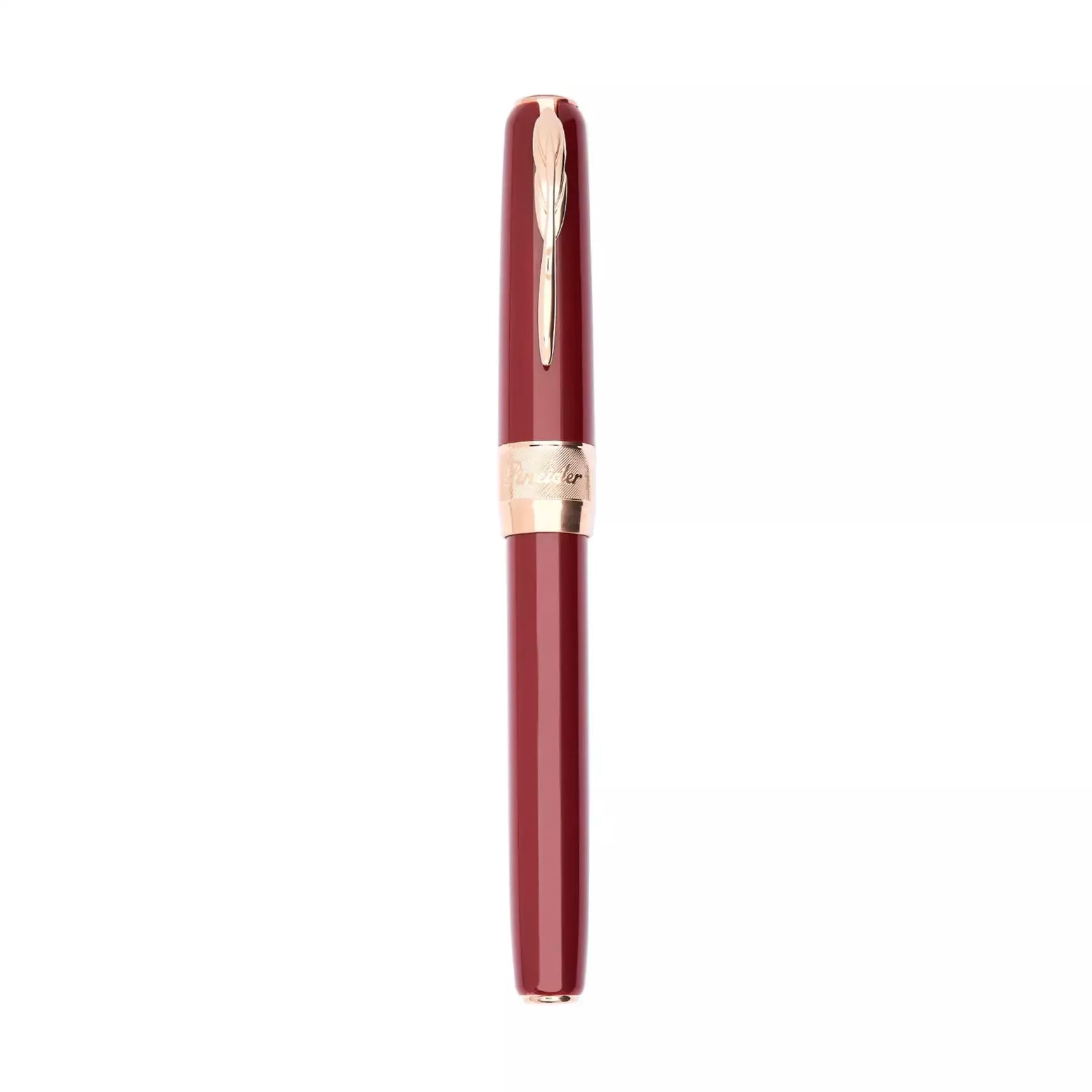 Classic Rose Gold Rollerball Pen – Bordeaux