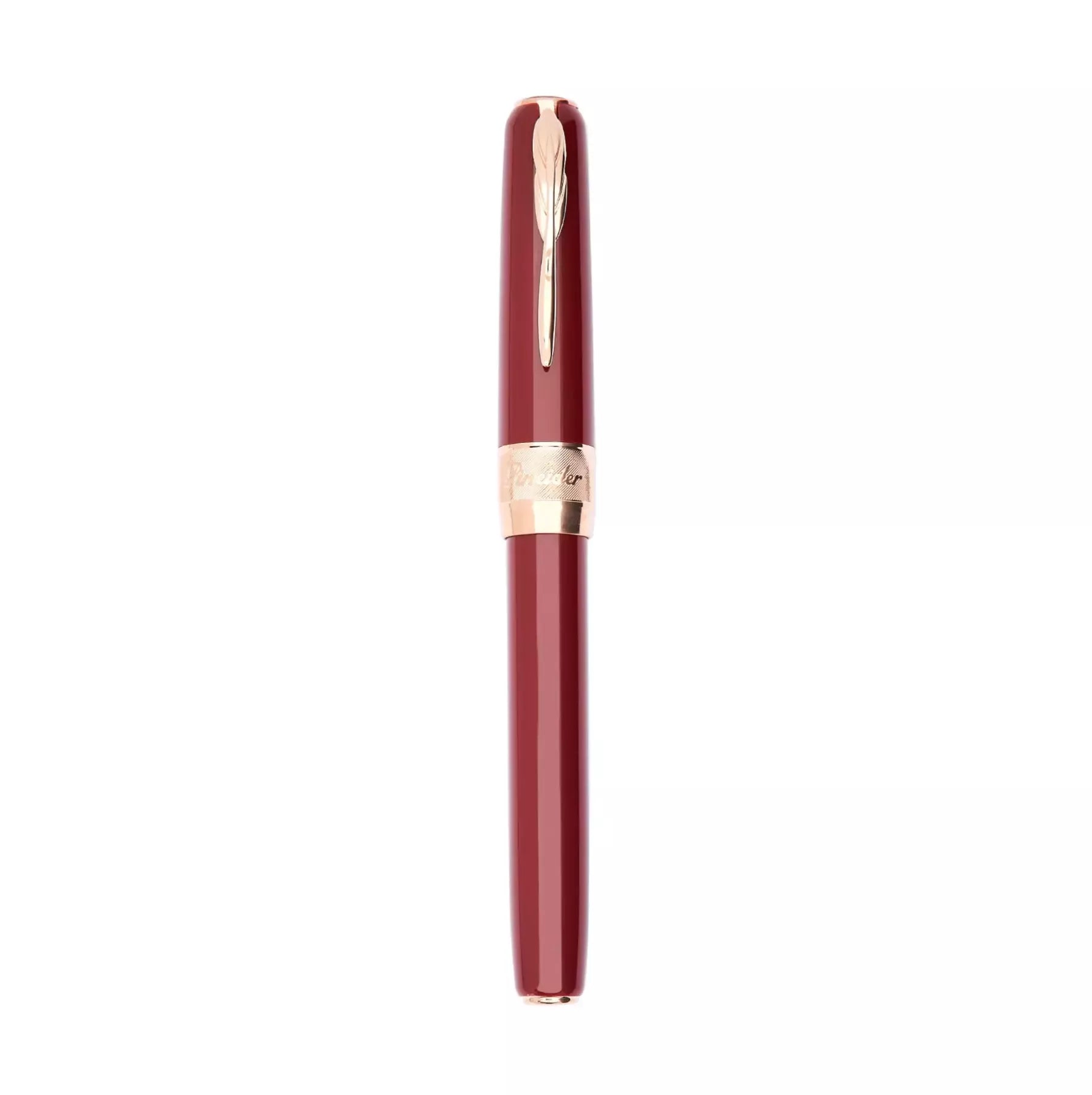 Classic Rose Gold Rollerball Pen – Bordeaux
