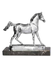 Silver Arabian Horse by Anglada Esculturas - Alternate Angle