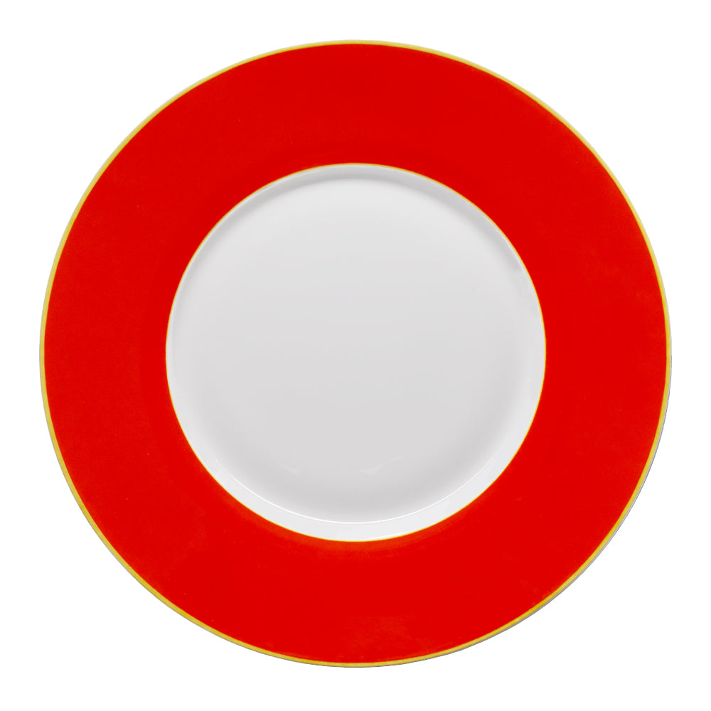 Striche Arancioni e Oro - طقم أطباق فاخر (30 قطعة)