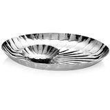Centerpiece in silver metal