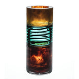 Cloudy Butterflies Large Vase – Designed by Claudia Schiffer, Gradient Art Glass by Vista Alegre - Close-up