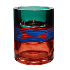 Cloudy Butterflies Small Vase – Designed by Claudia Schiffer, Elegant Art Glass by Vista Alegre - Detail View