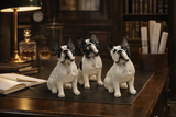 FRENCH BULLDOG H34 SET 3PCS by Abhika - Main View