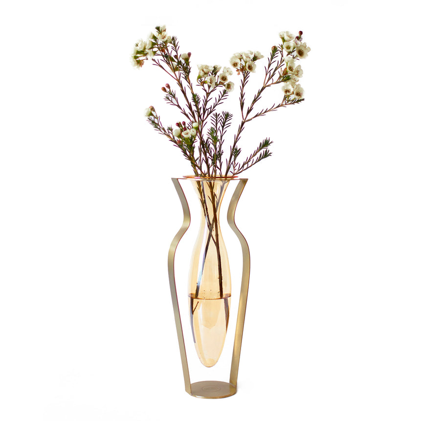 droplet tall vase honey drp02 - LAZADO