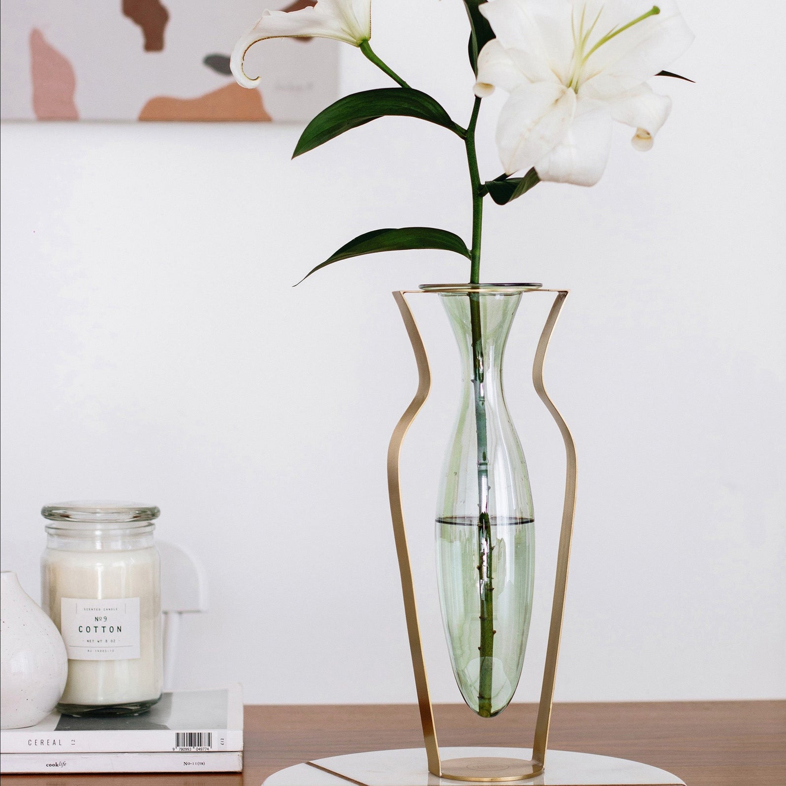 droplet tall vase ment green drp01 - LAZADO