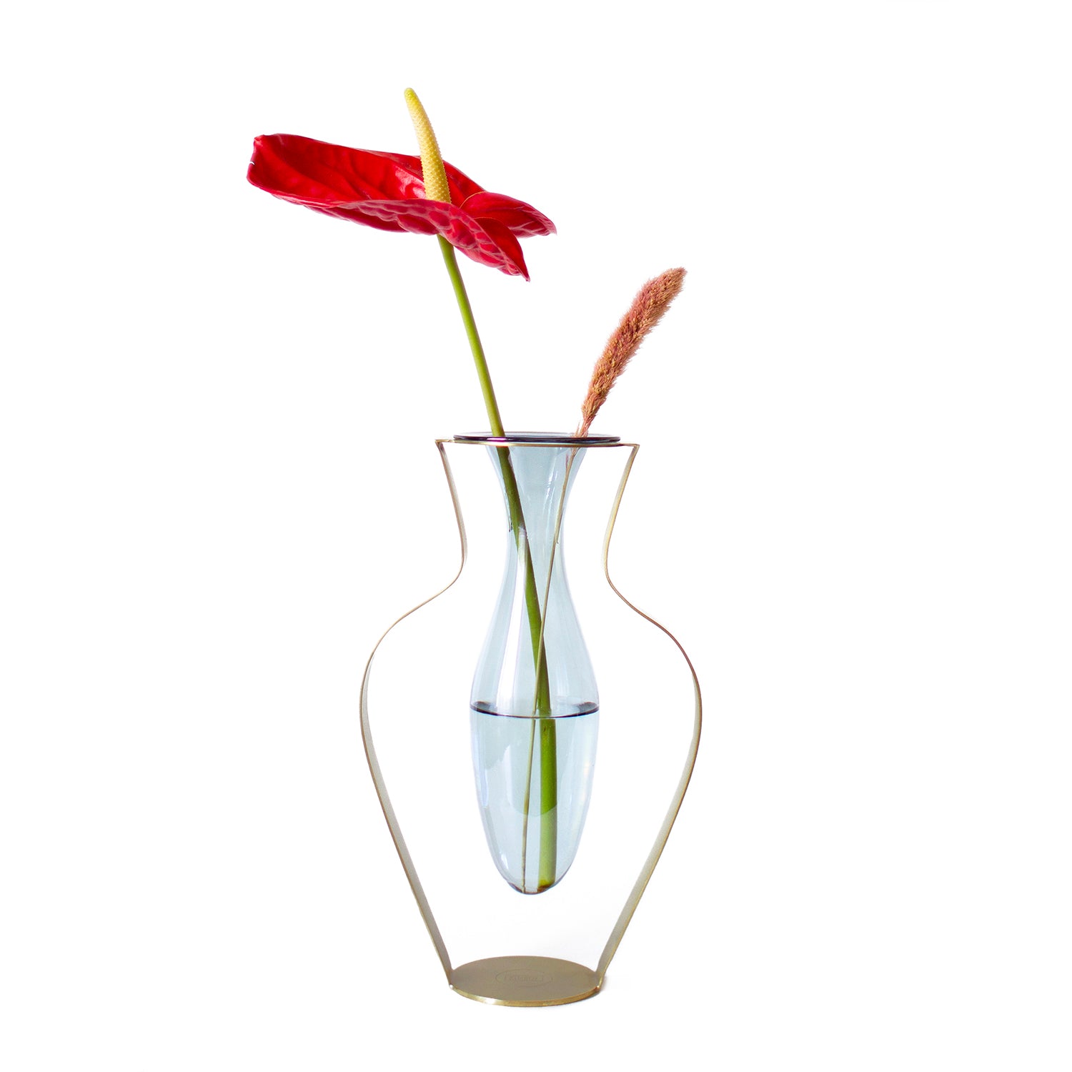 droplet wide vase aqua drp04 - LAZADO