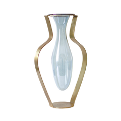 droplet wide vase aqua drp04 - LAZADO