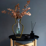droplet wide vase ment green drp03 by kitbox - Alternate Angle