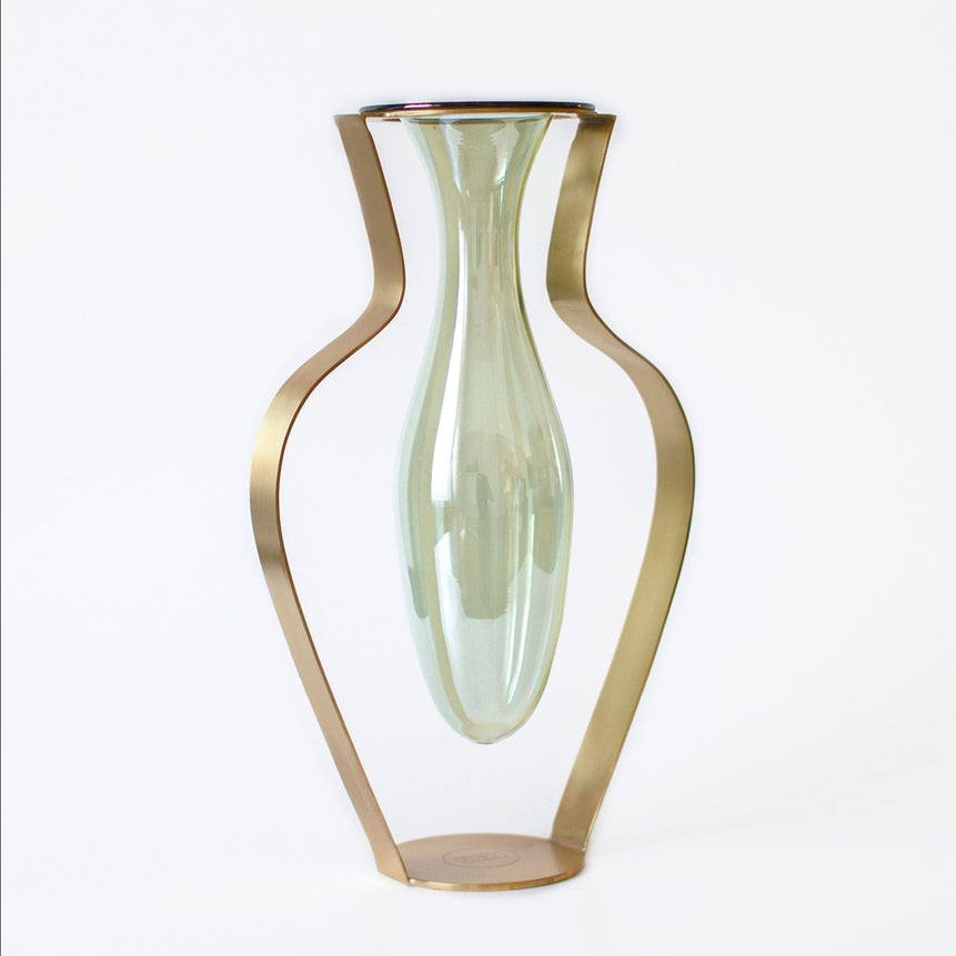 droplet wide vase ment green drp03 - LAZADO