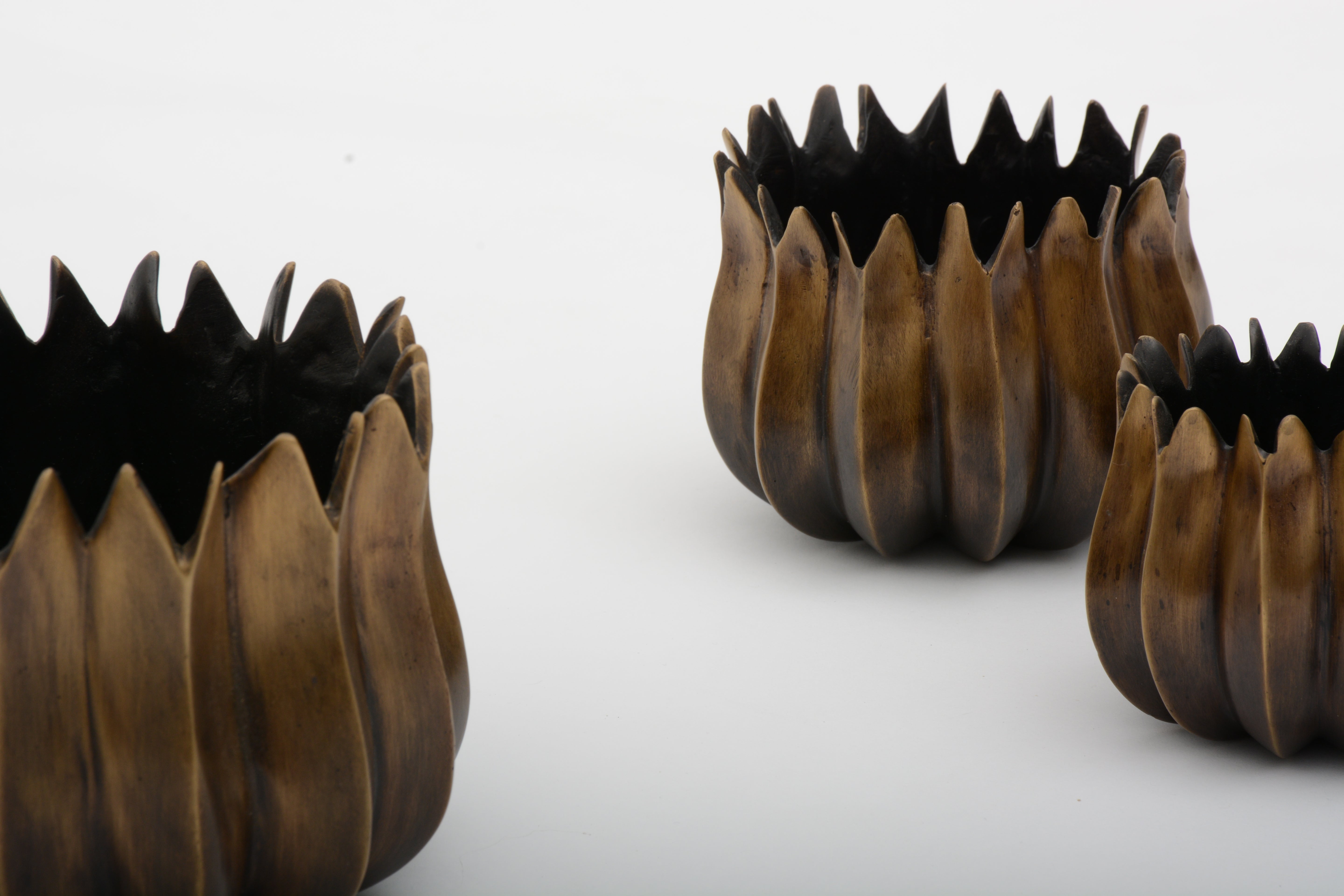 Haru Luxury Table Bowl – Antique Bronze