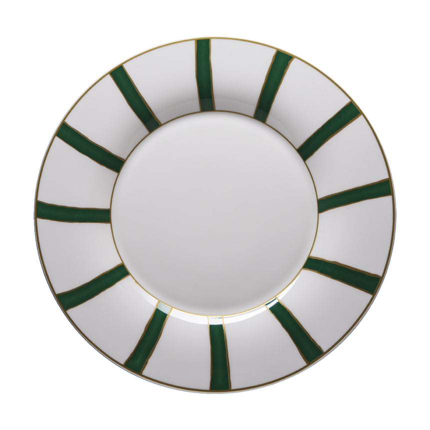 Striche Verdi e Oro - طقم أطباق فاخر (30 قطعة)