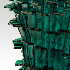 Ritagli Vase — Iridescent Green & Aquamarine