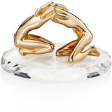 Sculpture with Gold Embrace - Medium by Ottaviani - Detail View