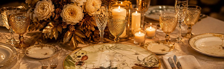 Candlelit luxury dining