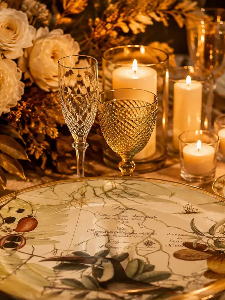 Candlelit luxury dining