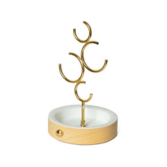 hoop jewelry holder white & gold hoop03 - LAZADO