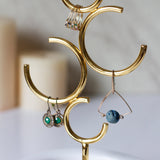 hoop jewelry holder white & gold hoop03 by kitbox - Close-up