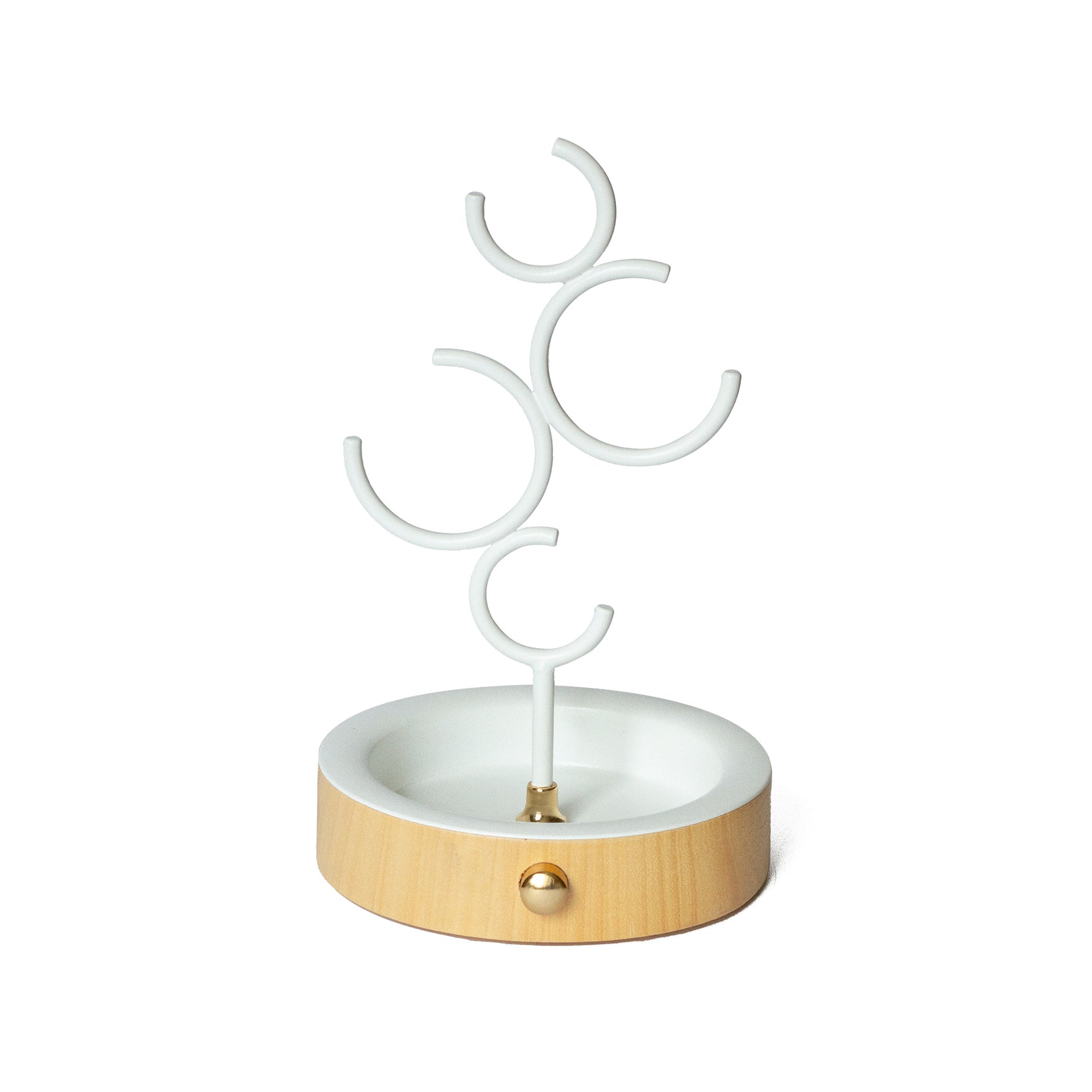 hoop jewelry holder white hoop04 - LAZADO