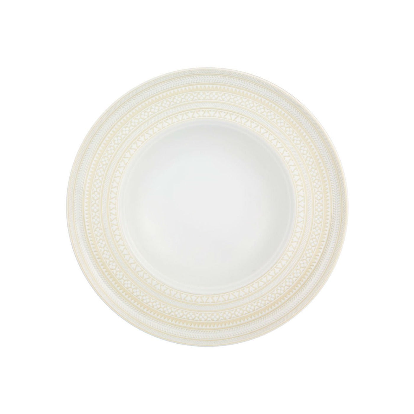Ivory Soup Plate — Vista Alegre
