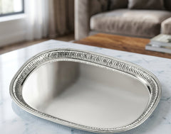 Argenti d'arte - chiselled video-shaped tray by Schiavon - Main View