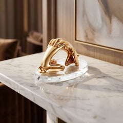 Sculpture with Gold Embrace - Small by Ottaviani - Main View