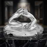 Sculpture with Silver Embrace - Large by Ottaviani - Main View