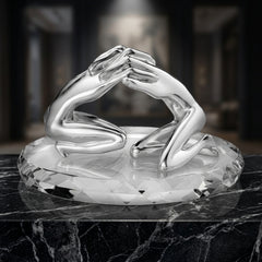 Sculpture with Silver Embrace - Large by Ottaviani - Main View