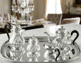 Argenti d'arte - chiselled coffee set for 6 by Schiavon - Main View