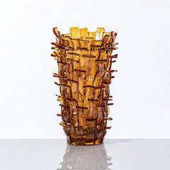 Ritagli Vase — Amber & Light Pink (Limited Edition)