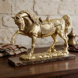 Golden Horse – Right Foot Raised
