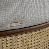 Mudhif Dining Chair in Walnut and Leather — Alma De Luce