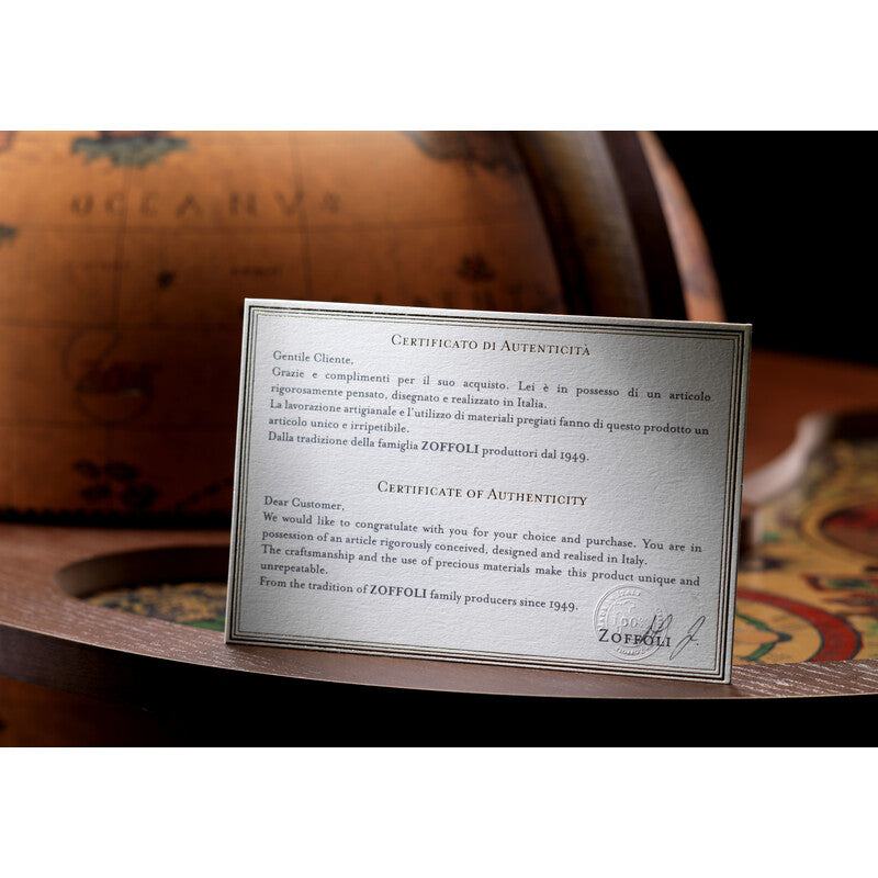 Giasone Trolley Globe – 16th Century Map – Serving Tray & Drinks Cabinet on Wheels by Zoffoli - Package View