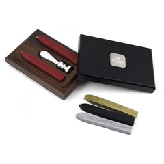 Personalised Wax Seal Stamp — with Two Wax Sticks &amp; Wood Case