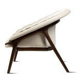 Phu Cau Armchair in Cotton Velvet and Walnut — Alma De Luce