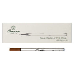 Rollerball Refill — Black Ink, Medium Nib
