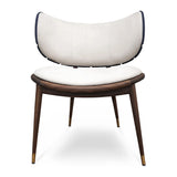 Uchiwa Armchair in Velvet and American Walnut — Alma De Luce