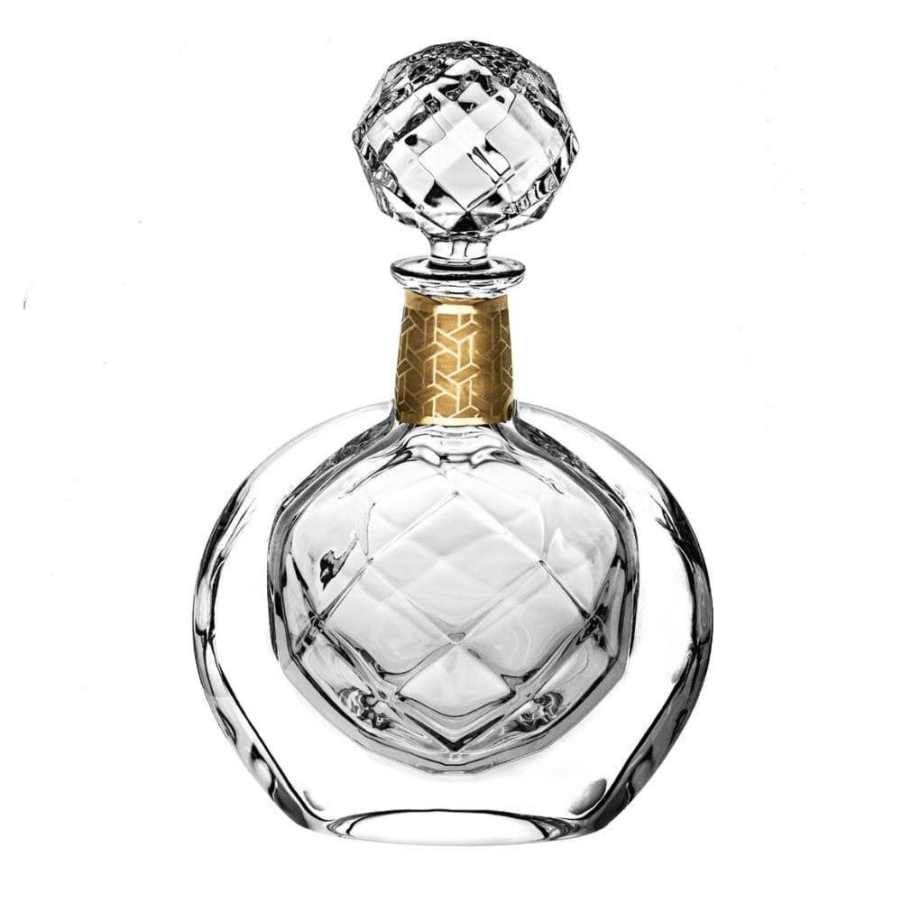 Dux Whisky Decanter – Luxury Crystal Decanter with Gold Detail