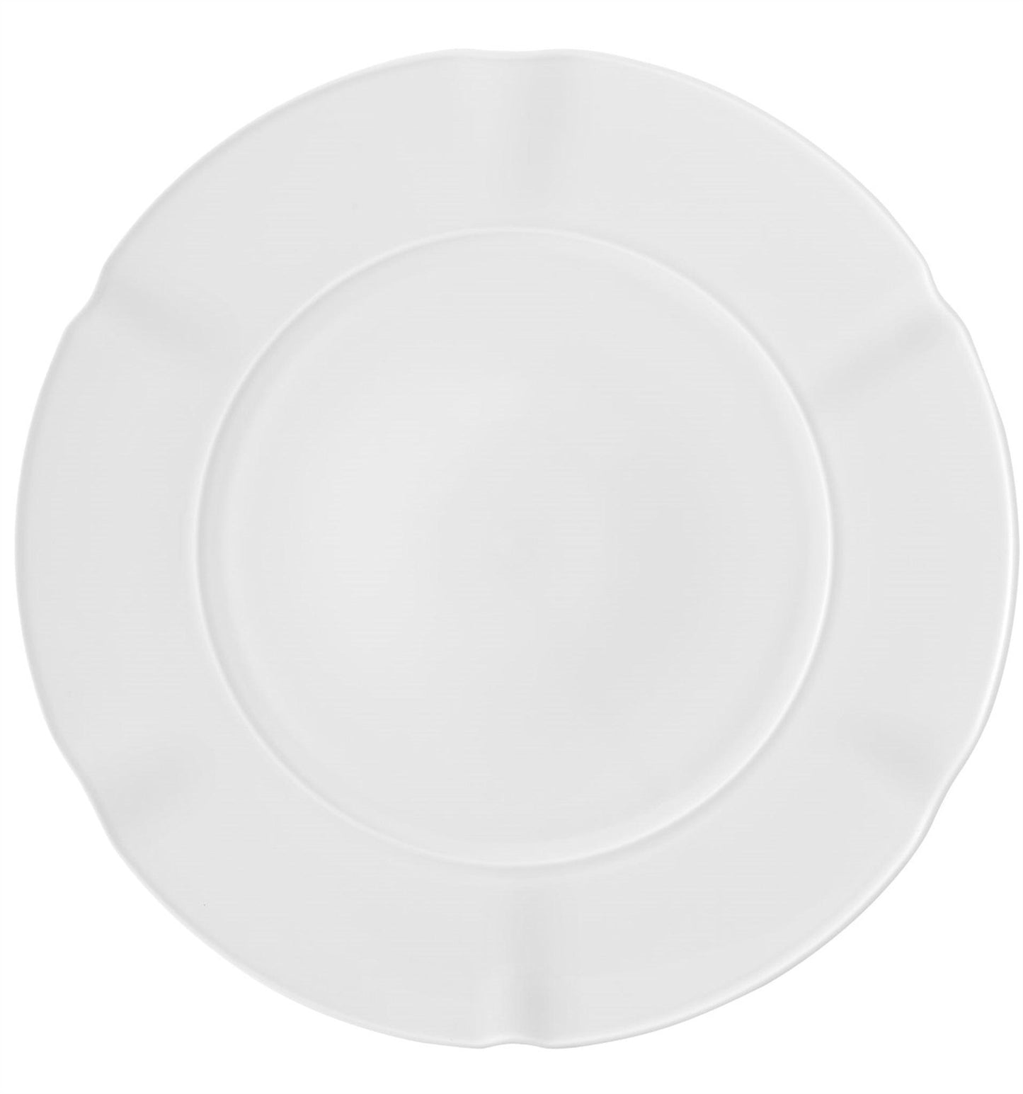 Crown White - Dinner Plate (4 plates) - LAZADO