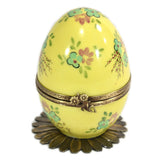 Musical egg yellow flowers by Fanex France - Alternate Angle