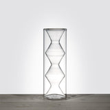 Nassa, design flower vase in glass by Blueside - Detail View