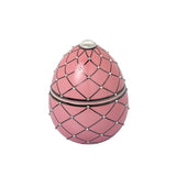 PINK EGG WITH SILVER STRIPE by Ladenac - Main View