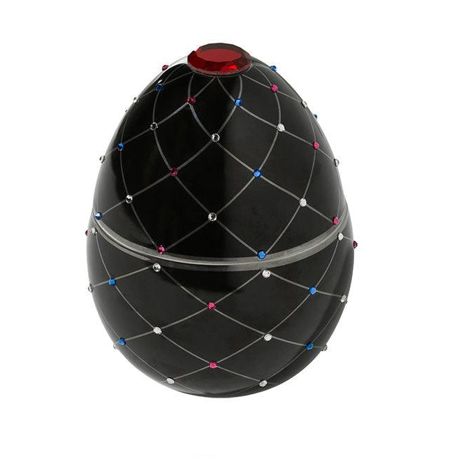 PREMIUM BLACK EGG WITH SILVER STRIPE - LAZADO