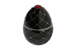 PREMIUM BLACK EGG WITH SILVER STRIPE by Ladenac - Main View